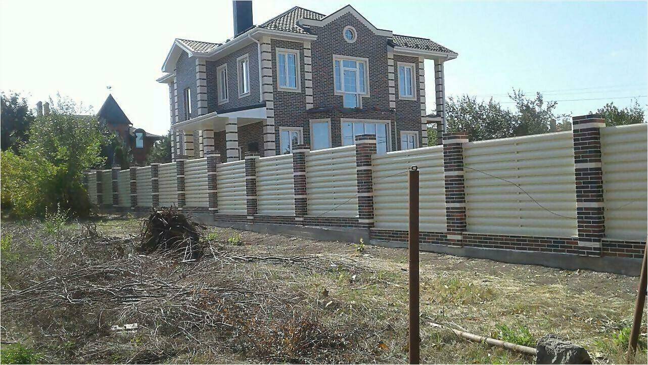 Забор из штакетника 115м фото6 в Благовещенске